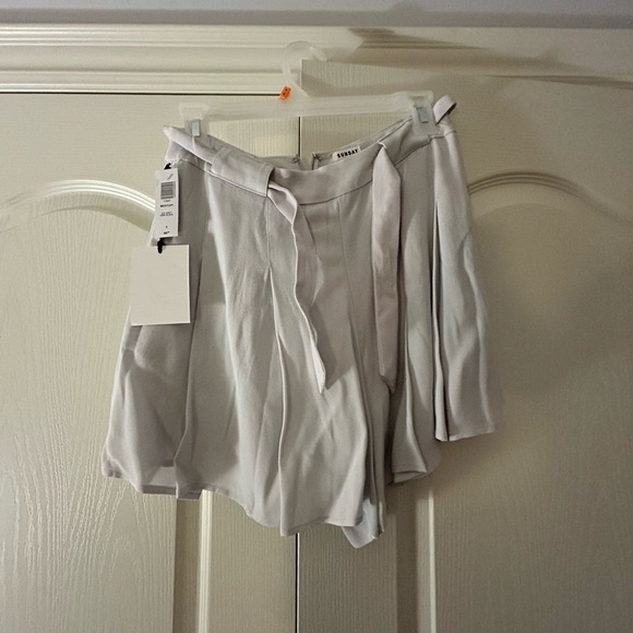 Aritiza shorts: the Wesley shorts! Colour: ice grey, size:6, BRAND NEW, TAGS ON - Picture 2 of 4
